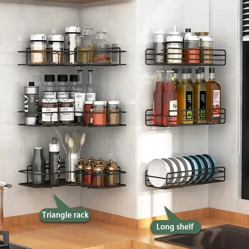 Bathroom Shelf: Wall Mounted No-Drill Shower Organizer