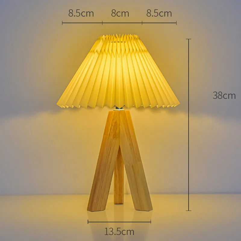 LED Table Lamp: Dimmable Chinese Style USB Night Light
