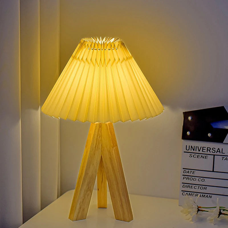 LED Table Lamp: Dimmable Chinese Style USB Night Light