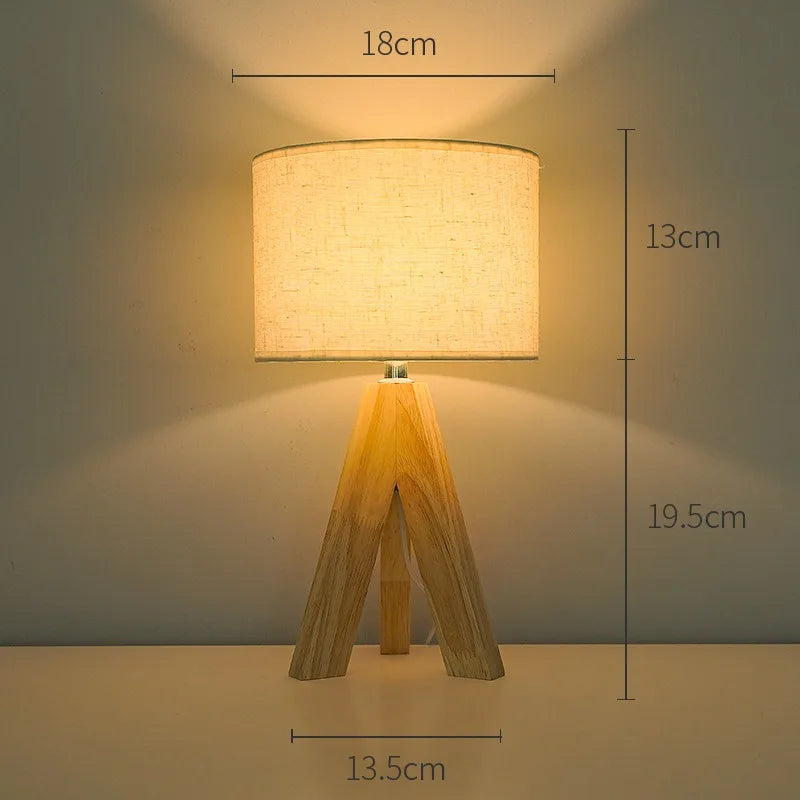 LED Table Lamp: Dimmable Chinese Style USB Night Light