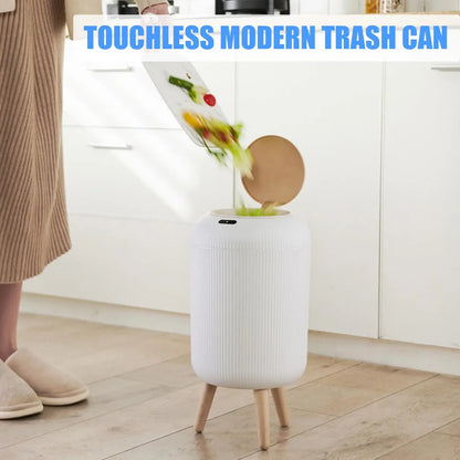 Automatic Trash Bin: Motion Sensor, Waterproof Kitchen Can