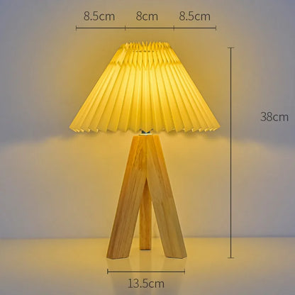 LED Table Lamp: Dimmable Chinese Style USB Night Light