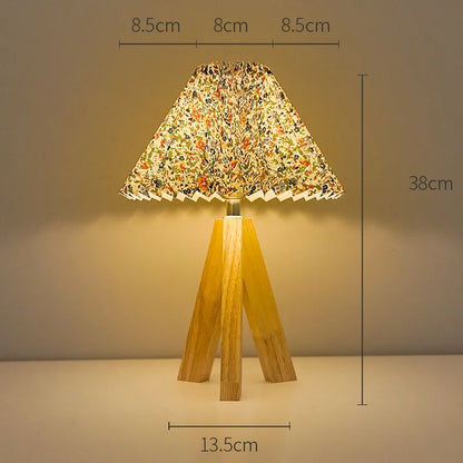 LED Table Lamp: Dimmable Chinese Style USB Night Light
