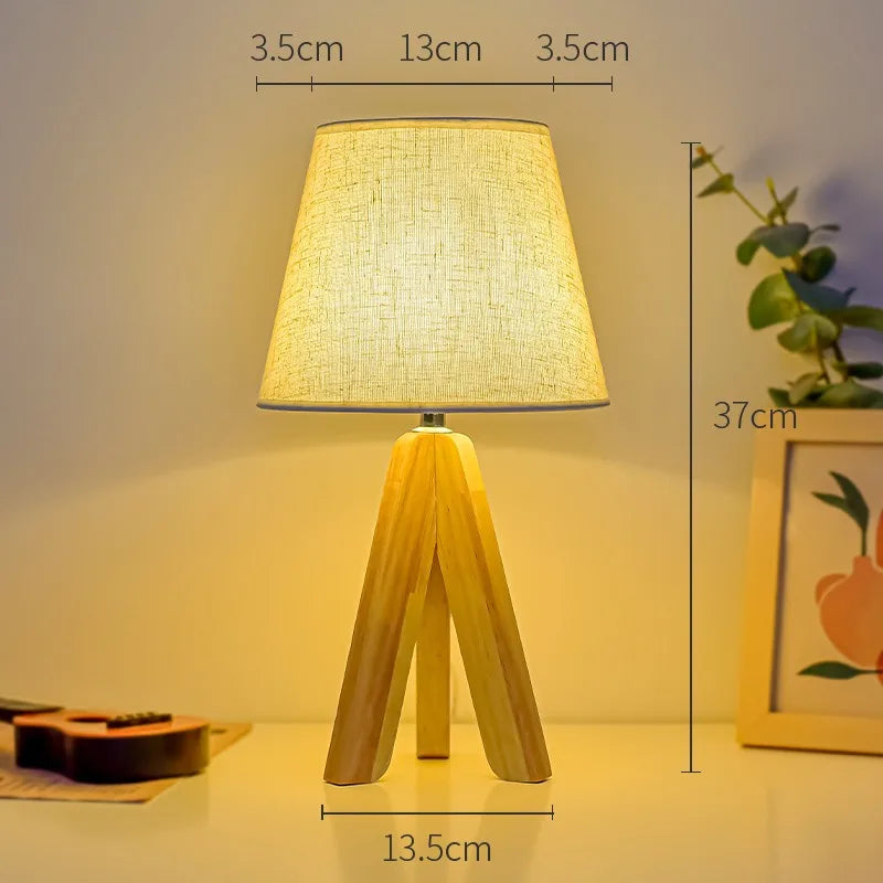 LED Table Lamp: Dimmable Chinese Style USB Night Light