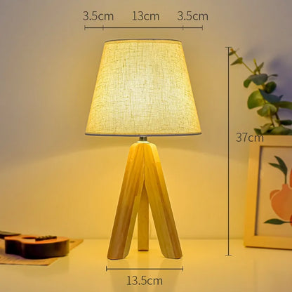 LED Table Lamp: Dimmable Chinese Style USB Night Light
