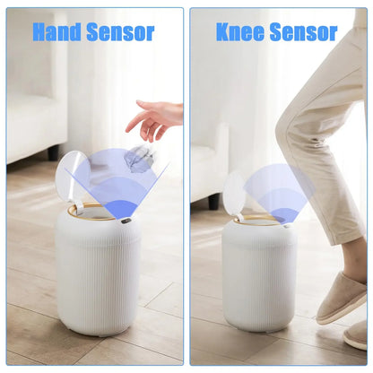 Automatic Trash Bin: Motion Sensor, Waterproof Kitchen Can