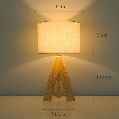 LED Table Lamp: Dimmable Chinese Style USB Night Light
